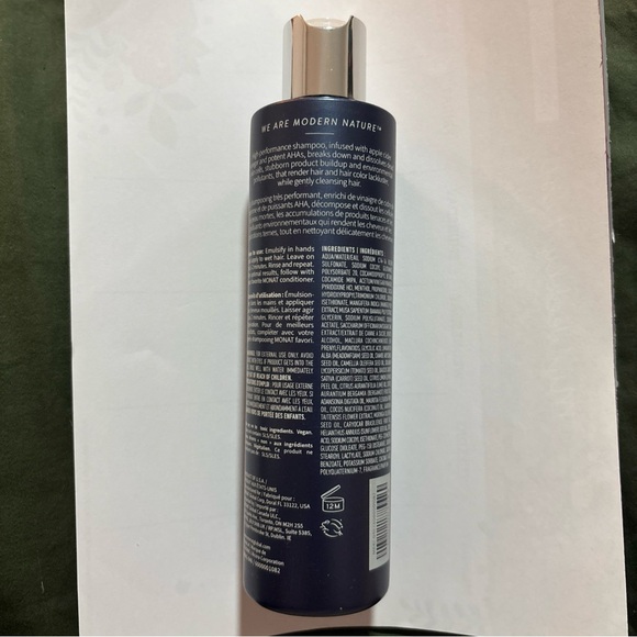 Monat Purifying Vinegar Shampoo 8 fl. oz. Shampooing Purifiant New Sealed - Picture 2 of 2